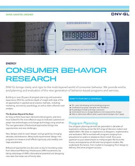 Consumer behavior research