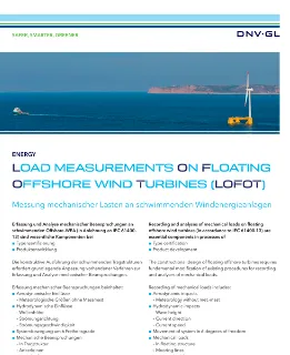 Load measurements on floating offshore turbines