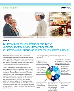 Knowing the needs of key accounts and how to take customer service to the next level