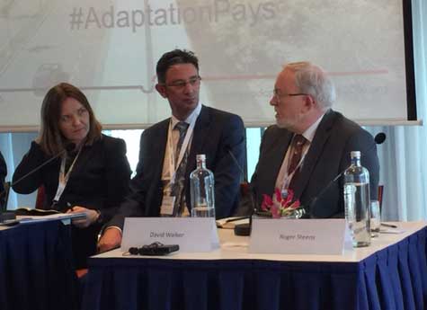 David Walker on the panel at Adaptation Futures 2016 in Rotterdam