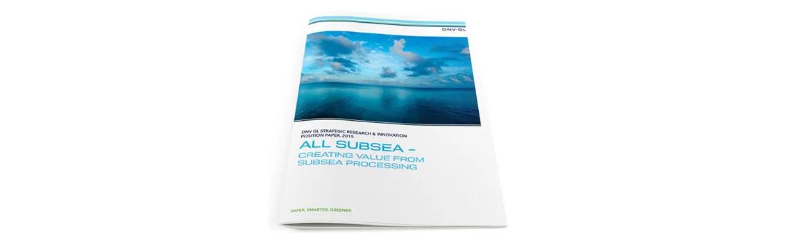 Front cover of the 'All subsea' report