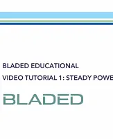 Bladed video tutorial 1