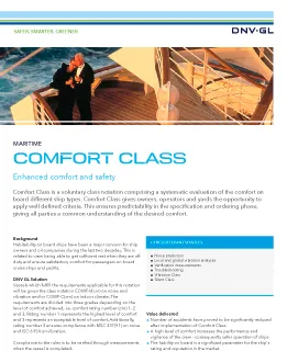 Comfort Class