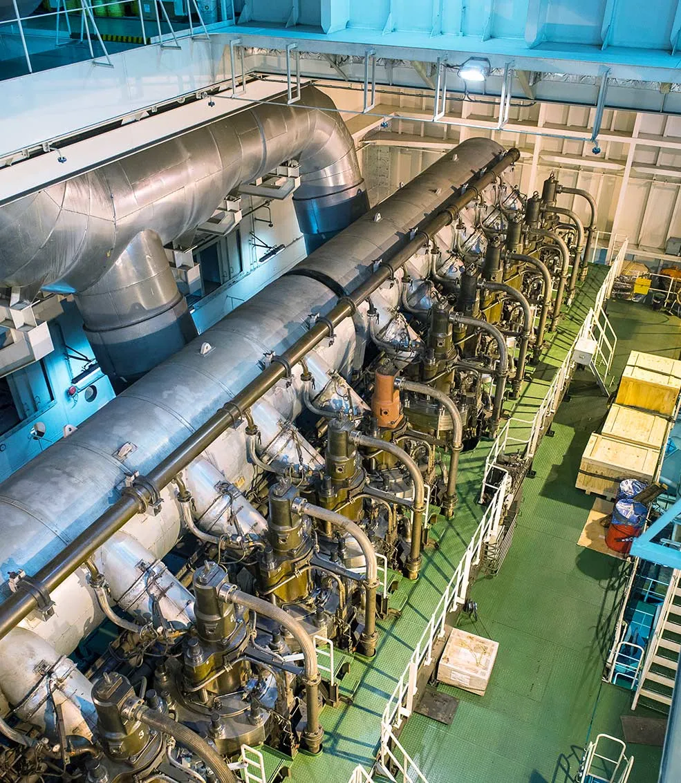 Engine room view | DNV GL - Maritime