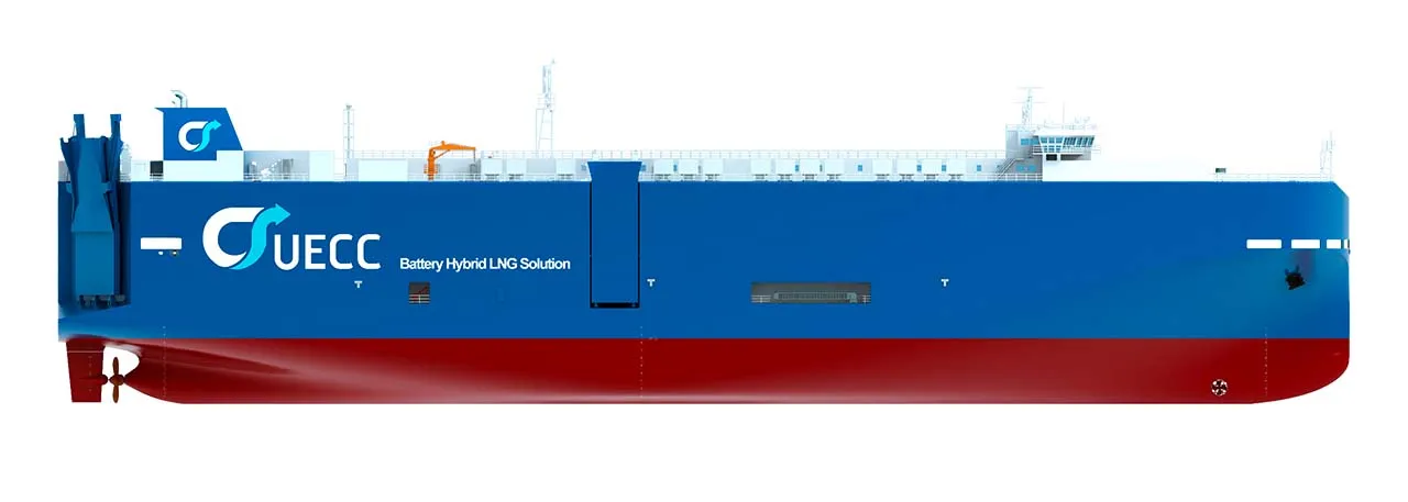 UECC vessel side view - DNV GL
