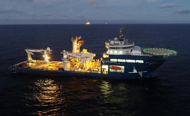 North sea giant at night - DNV GL