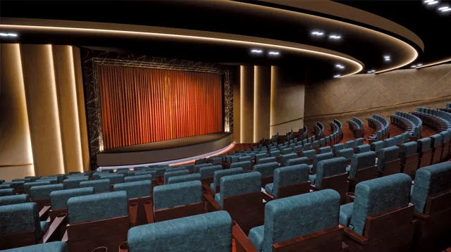 Rendering - Saga theatre inside