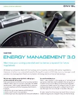Energy Management 3.0 flyer
