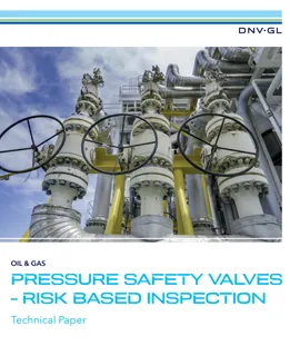 Pressure safety valves - Risk based inspection