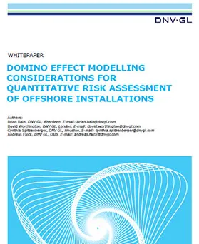 Safeti Offshore Whitepaper - Domino effect modelling considerations for quantitative risk assessment of offshore installations
