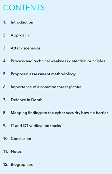 Security by design - table of contents