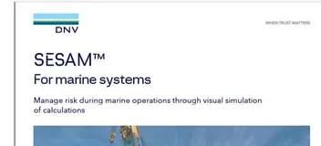 Sesam for marine systems flier